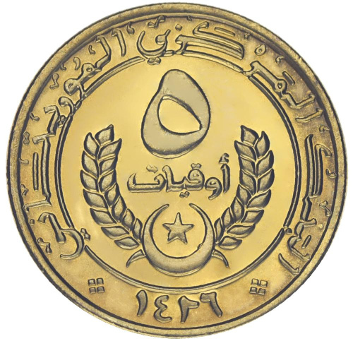 фото Мавритания 5 угий 2005 UNC