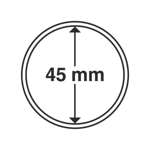 фото Капсула для монеты 45 мм, Leuchtturm