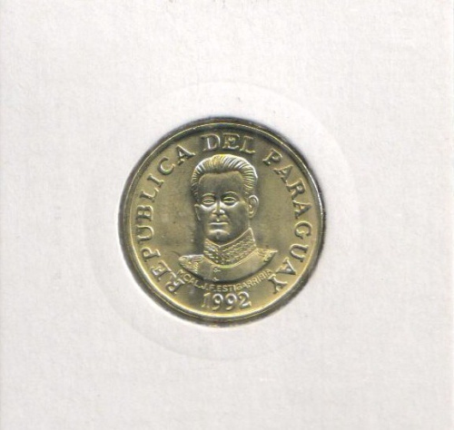 фото Парагвай 50 гуарани 1992 UNC (KM#191)