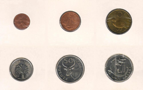 фото Гамбия набор из 6 монет 1998 VF