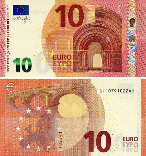 фото Италия 10 евро 2014 SF S004 UNC