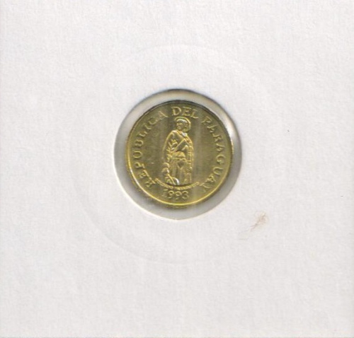 фото Парагвай 1 гуарани 1993 UNC (KM#192)