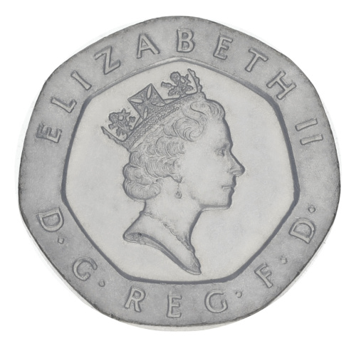 фото Великобритания 20 пенсов 1997 F-VF