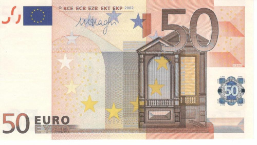 фото Италия 50 евро 2002 S J084 AU