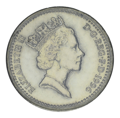 фото Великобритания 1 фунт 1996 F-VF