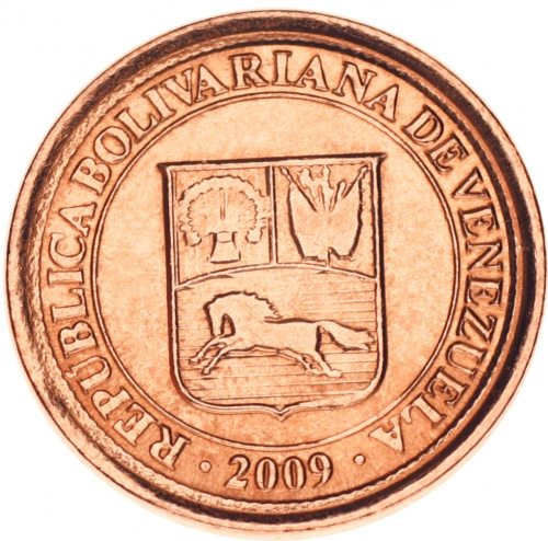 фото Венесуэла 5 сентим 2009 UNC