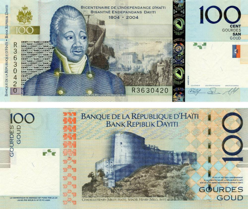 фото Гаити 100 гурдов 2010 UNC (P275)
