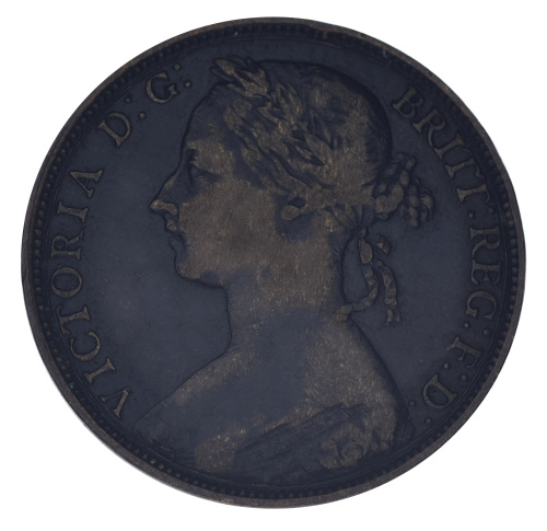 фото Великобритания 1 пенни 1893 F-VF
