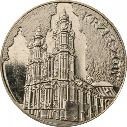 фото Польша 2 злотых 2010 UNC Кшешув (Y#744)