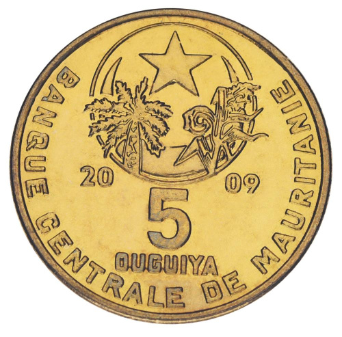 фото Мавритания 5 угий 2009 UNC