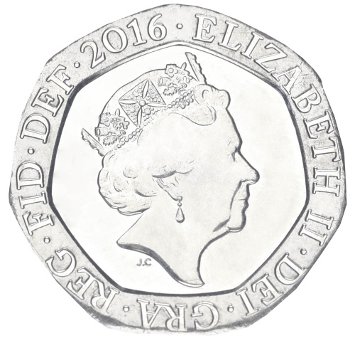 фото Великобритания 20 пенсов 2016 UNC
