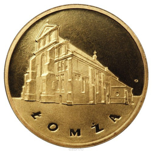 фото Польша 2 злотых 2007 UNC Ломжа (Y#616)