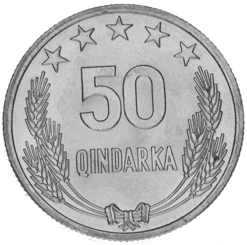 фото Албания 50 киндарок 1964 VF-AU