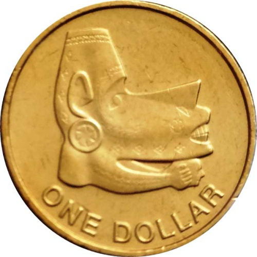 фото Соломоновы острова 1 доллар 2012 UNC (KM#238)