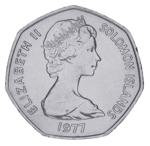фото Соломоновы острова 1 доллар 1977 AU-UNC
