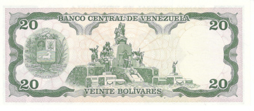 фото Венесуэла 20 боливар 1995 UNC (P63)