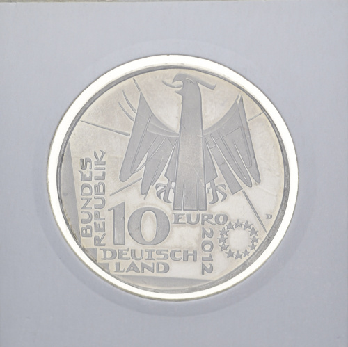 фото Германия 10 евро 2012 UNC Национальная библиотека