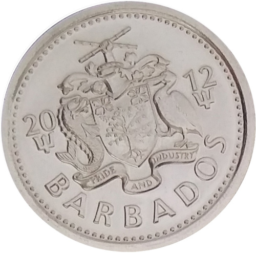 фото Барбадос 10 центов 2012 UNC (KM#12a)