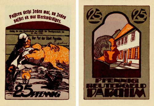 фото Германия Нотгельд  25 пфеннигов 1922 F-VF Пархим