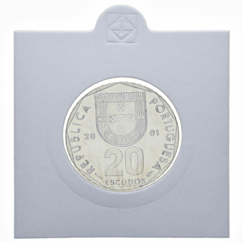 фото Португалия 20 эскудо 2001 UNC