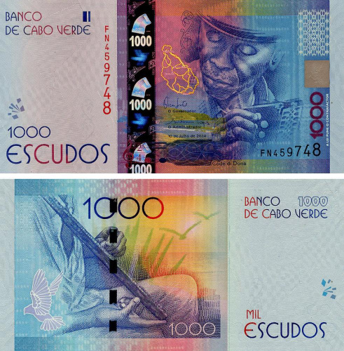 фото Кабо-Верде 1000 эскудо 2024 (2025) UNC (Pnew)
