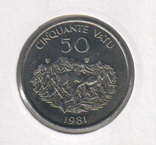 фото Вануату 50 вату 1981 UNC (KM#1)