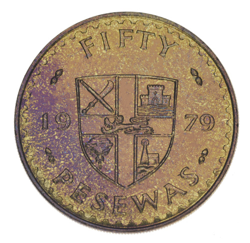 фото Гана 50 песев 1979 F-VF