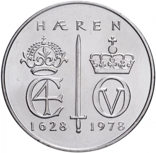 фото Норвегия 5 крон 1978 UNC (KM#423)