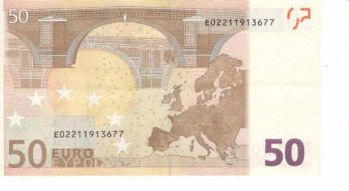 фото Словакия 50 евро 2002 E R052 VF