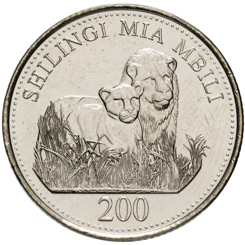 фото Танзания 200 шиллингов 2014 UNC (KM#34)