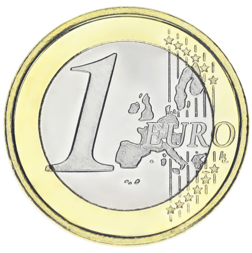 фото Испания 1 евро 2001 Биметалл AU-UNC
