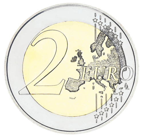 фото Португалия 2 евро 2023 Биметалл UNC Мир