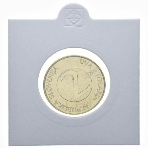 фото Словения 2 толара 2001 UNC Птица