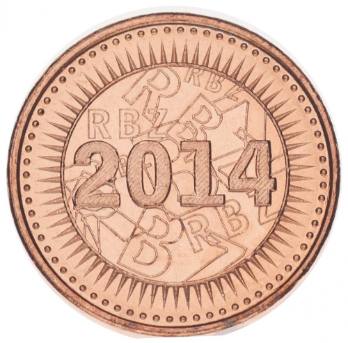 фото Зимбабве 1 цент 2014 UNC