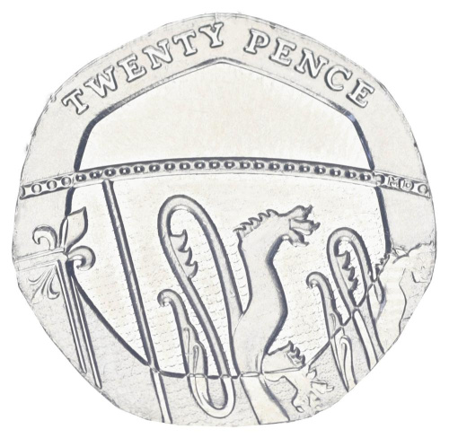 фото Великобритания 20 пенсов 2016 UNC