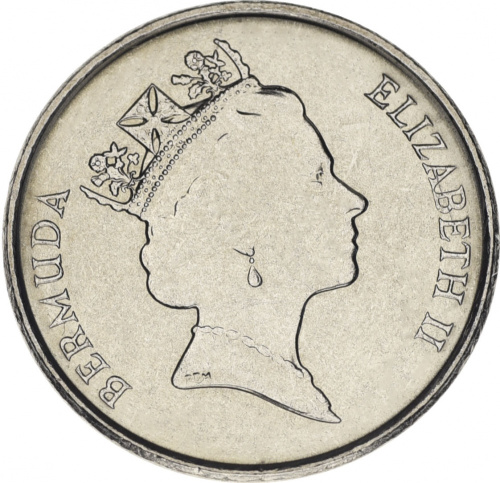 фото Бермуды 5 центов 1997 AU-UNC
