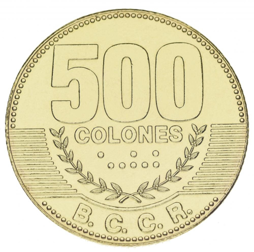 фото Коста-Рика 500 колонов 2015 UNC