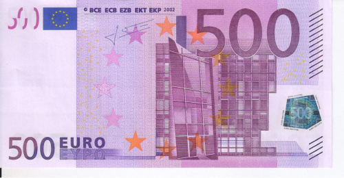 фото Германия 500 евро 2002 X R018 AU-UNC
