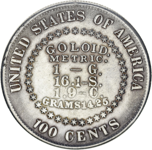фото США 1 доллар 1851 VF-XF (Сувенир)