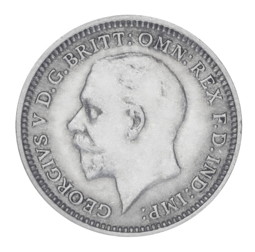 фото Великобритания 3 пенса 1932 Серебро F-VF (Ag 500, 1,41 грамма)