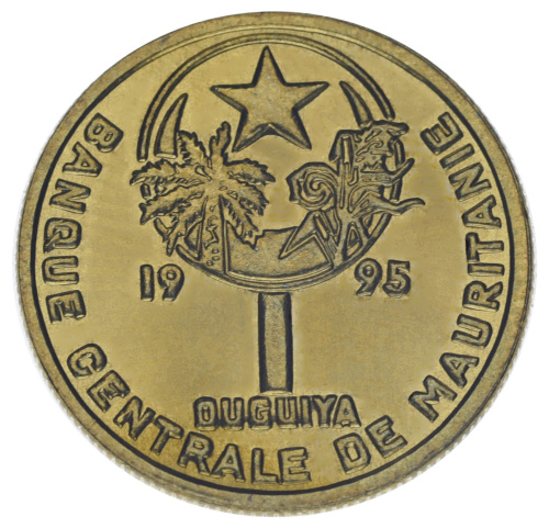 фото Мавритания 1 угия 1995 UNC