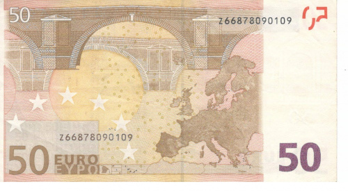фото Бельгия 50 евро 2002 Z T017 VF